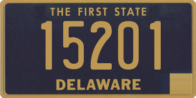 DE license plate 15201