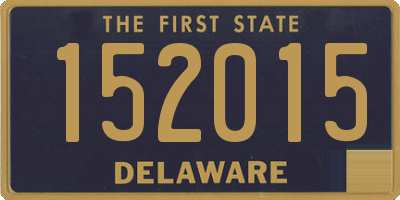 DE license plate 152015