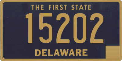 DE license plate 15202