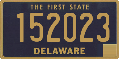 DE license plate 152023