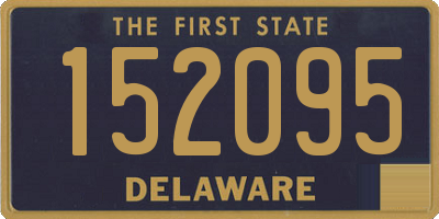 DE license plate 152095