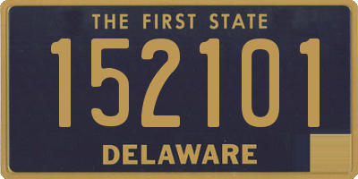 DE license plate 152101