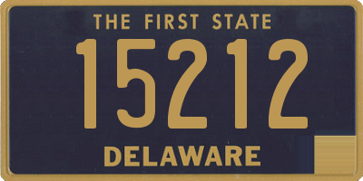 DE license plate 15212