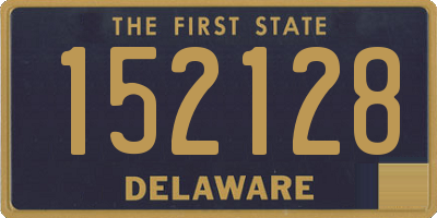 DE license plate 152128