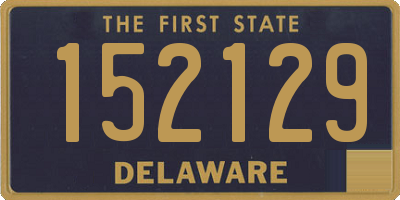 DE license plate 152129