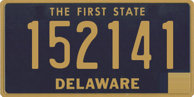 DE license plate 152141