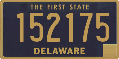 DE license plate 152175