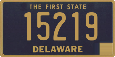 DE license plate 15219