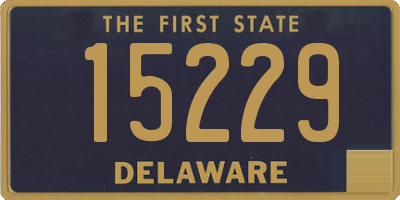 DE license plate 15229