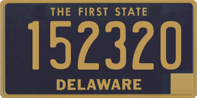 DE license plate 152320