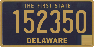 DE license plate 152350