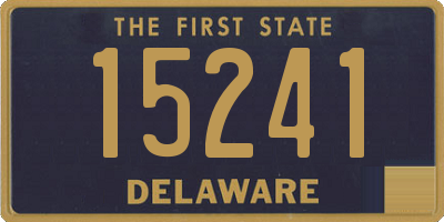 DE license plate 15241