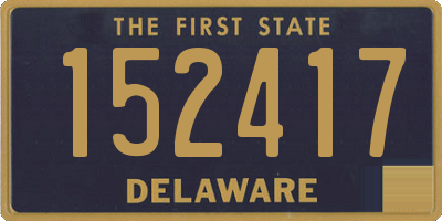 DE license plate 152417