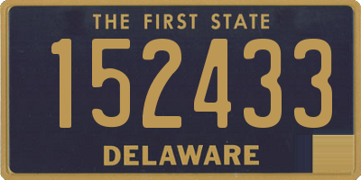 DE license plate 152433