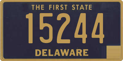 DE license plate 15244