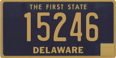 DE license plate 15246