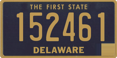 DE license plate 152461