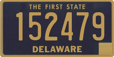 DE license plate 152479