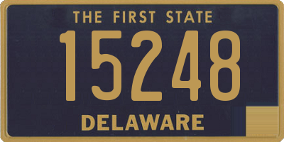 DE license plate 15248
