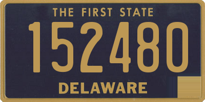 DE license plate 152480