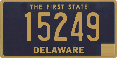 DE license plate 15249