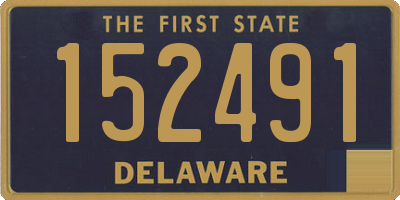 DE license plate 152491