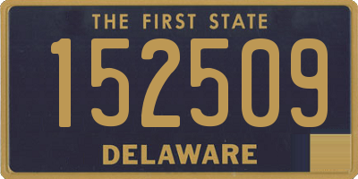 DE license plate 152509