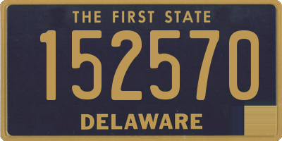 DE license plate 152570