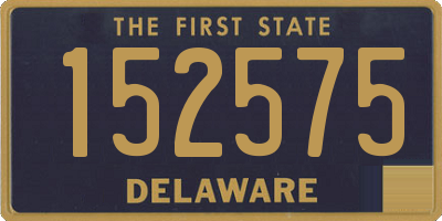 DE license plate 152575