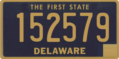 DE license plate 152579