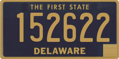 DE license plate 152622