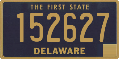 DE license plate 152627