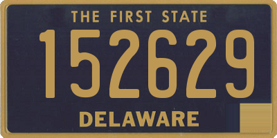 DE license plate 152629