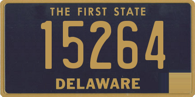 DE license plate 15264