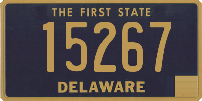 DE license plate 15267