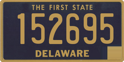 DE license plate 152695