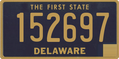 DE license plate 152697