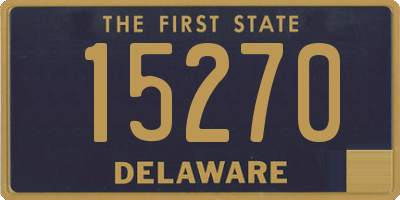 DE license plate 15270