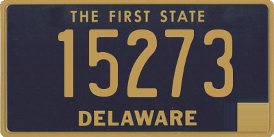 DE license plate 15273