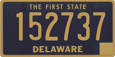 DE license plate 152737