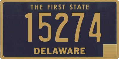 DE license plate 15274