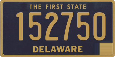 DE license plate 152750