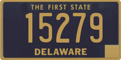 DE license plate 15279