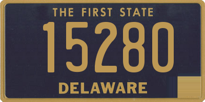DE license plate 15280