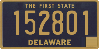 DE license plate 152801