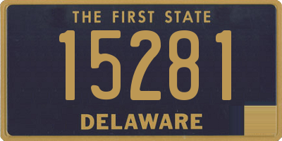 DE license plate 15281