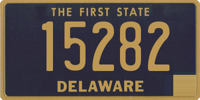 DE license plate 15282