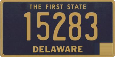 DE license plate 15283