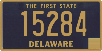 DE license plate 15284