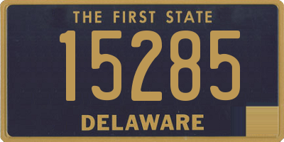 DE license plate 15285